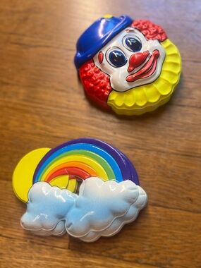 Bakery Craft - Clown and Rainbow Cake Toppers